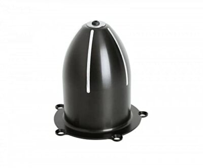 Wheel Hub Dust Cap, 5 x 5.00 in Bolt Pattern, Aluminum, Black Anodize
