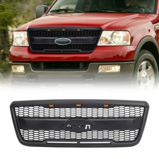 For 2004-2008 Ford F150 F-150 Raptor Style Grille Front Grill W Amber Lights
