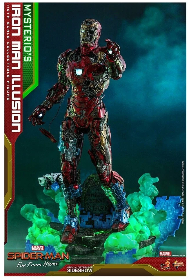 MARVEL - Spider-Man - Mysterio Iron Man illusion 1/6 Action Figure 12" Hot Toys - Photo 3/4