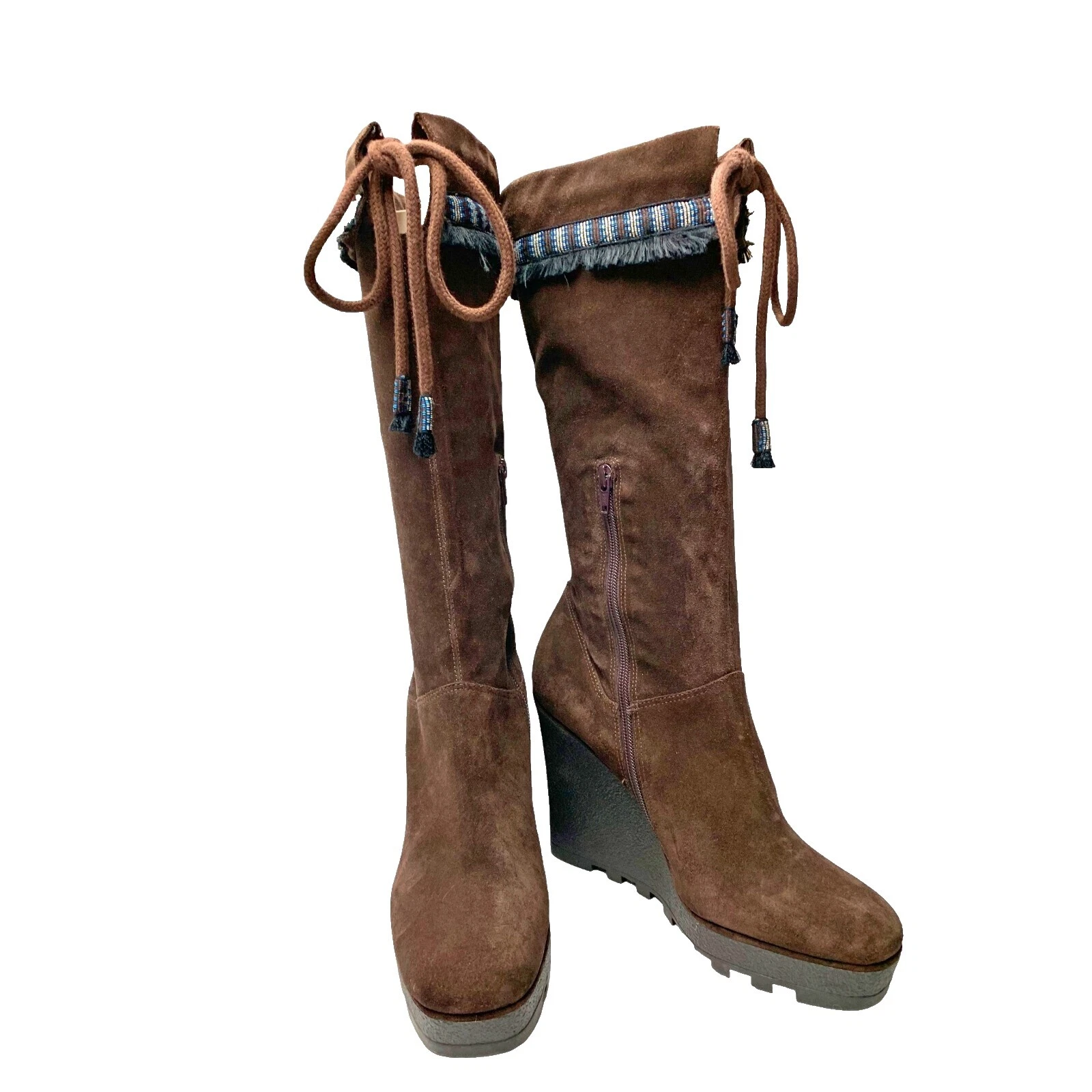 Botas de ante de cuña Diane von Furstenberg para Mujeres