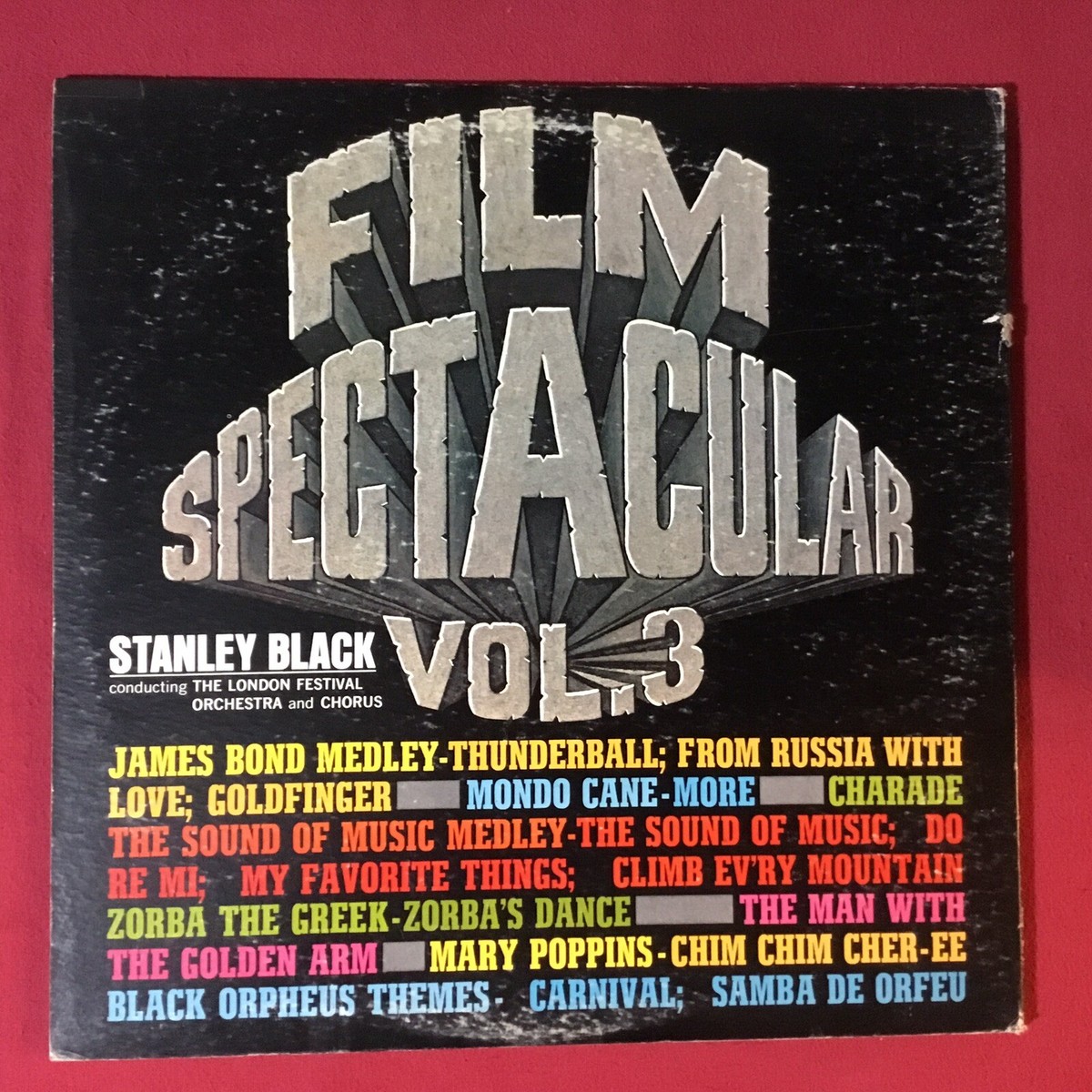 Stanley Black – Film Spectacular Vol. 3 *1966:Vinyl (VG+) copy