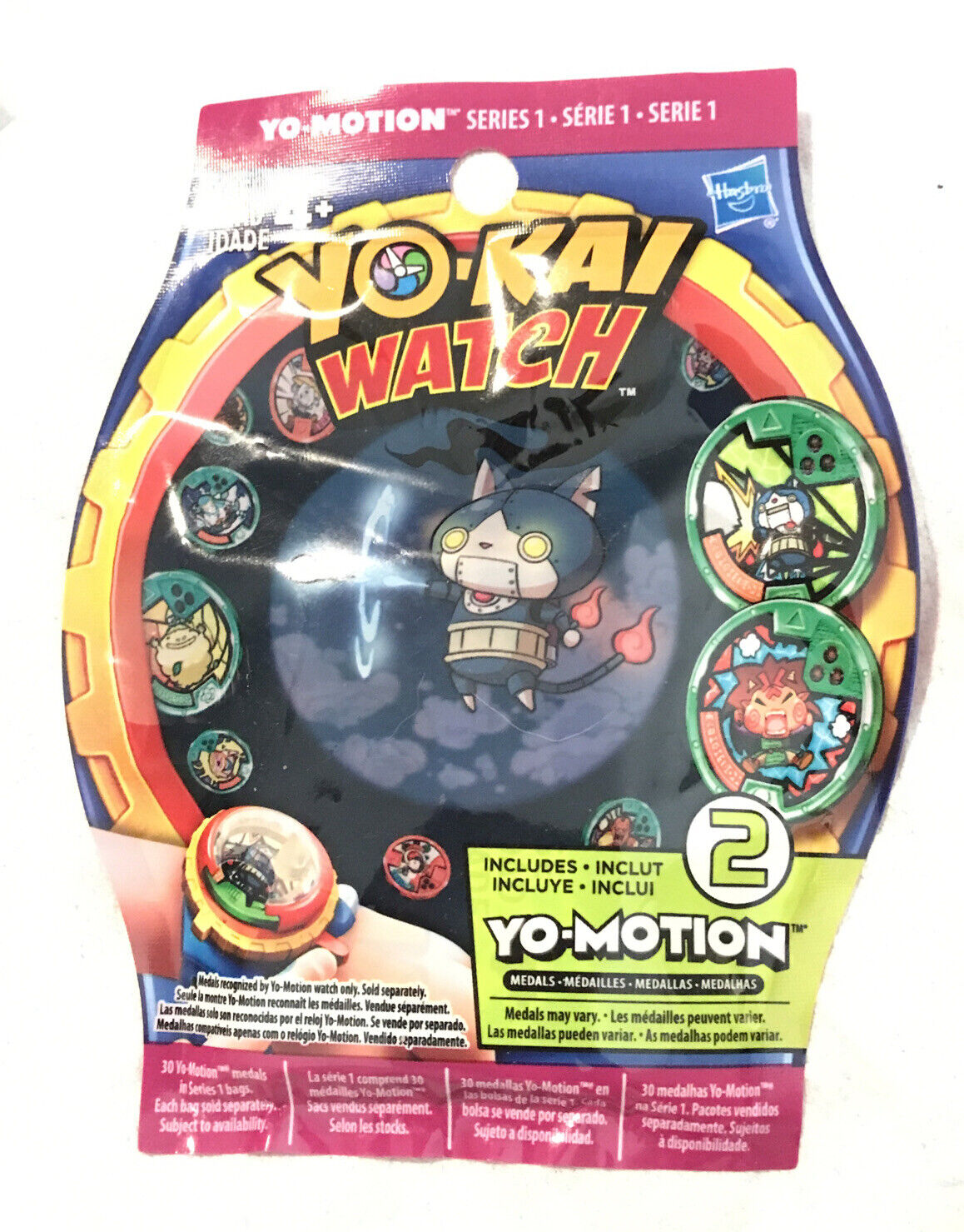 Yo-kai Watch Season 1 Watch, Bonus 2, 2pc Yo Motion Packs, New in Box,  sealed