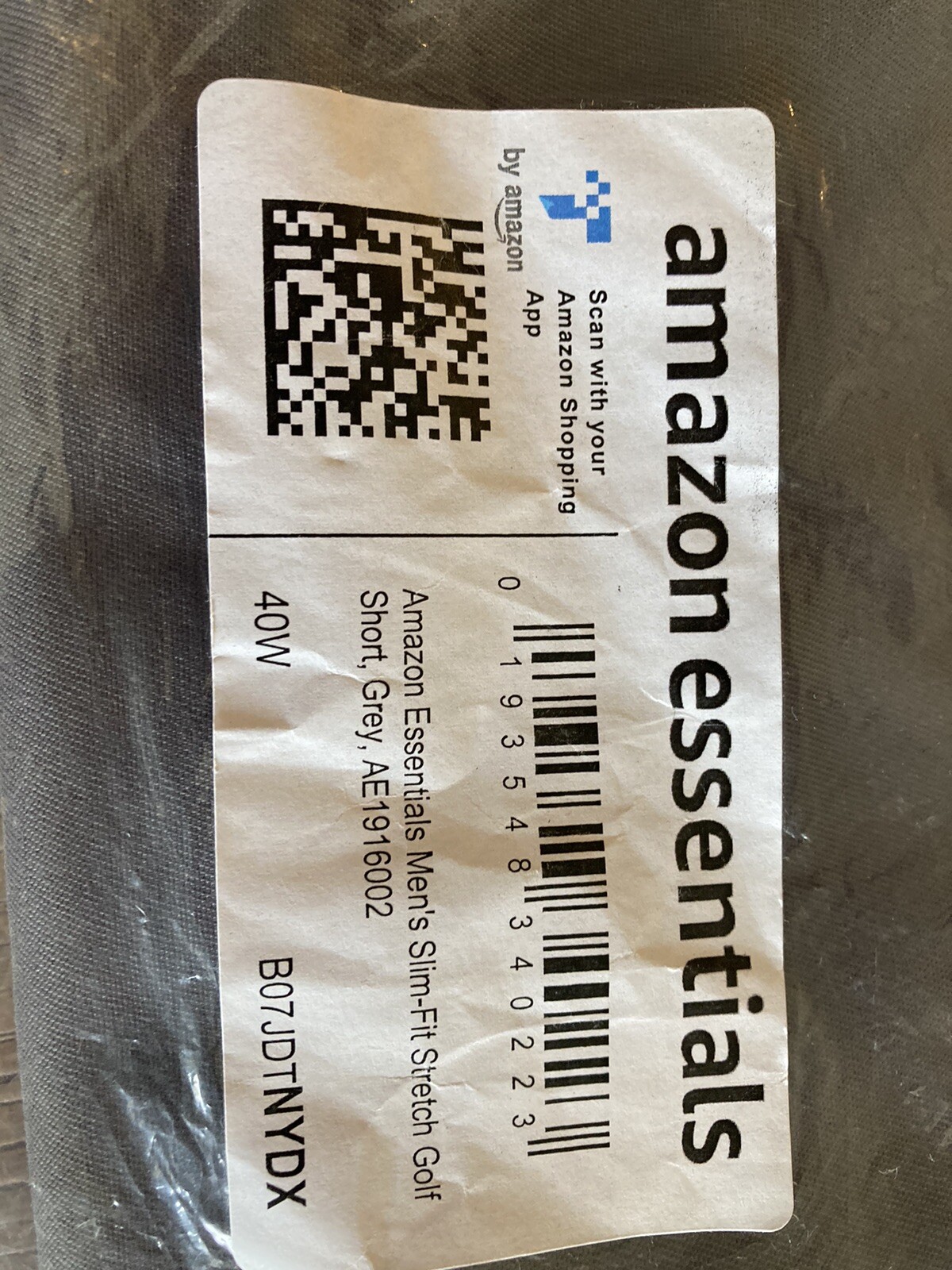 Mens SlimFit stretch golf shorts Amazon Essentials eBay