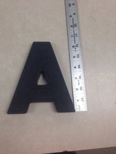 DE COLECCIÓN WAGNER 6" PLÁSTICO CINE CARPA LETRAS NÚMEROS PIEZAS 6 1/4" Foto 4 de 4