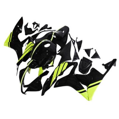 Yellow Black Fairing For Honda CBR600RR 2007 2008 F5 07 08 ABS Plastics Bodywork