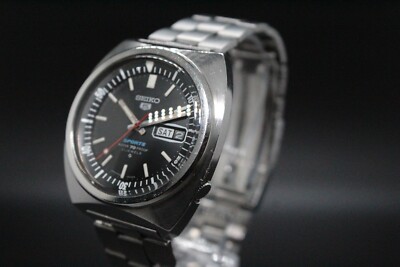 Seiko 5 Sports Silver Men's Watch - 6119-6023 for sale online | eBay