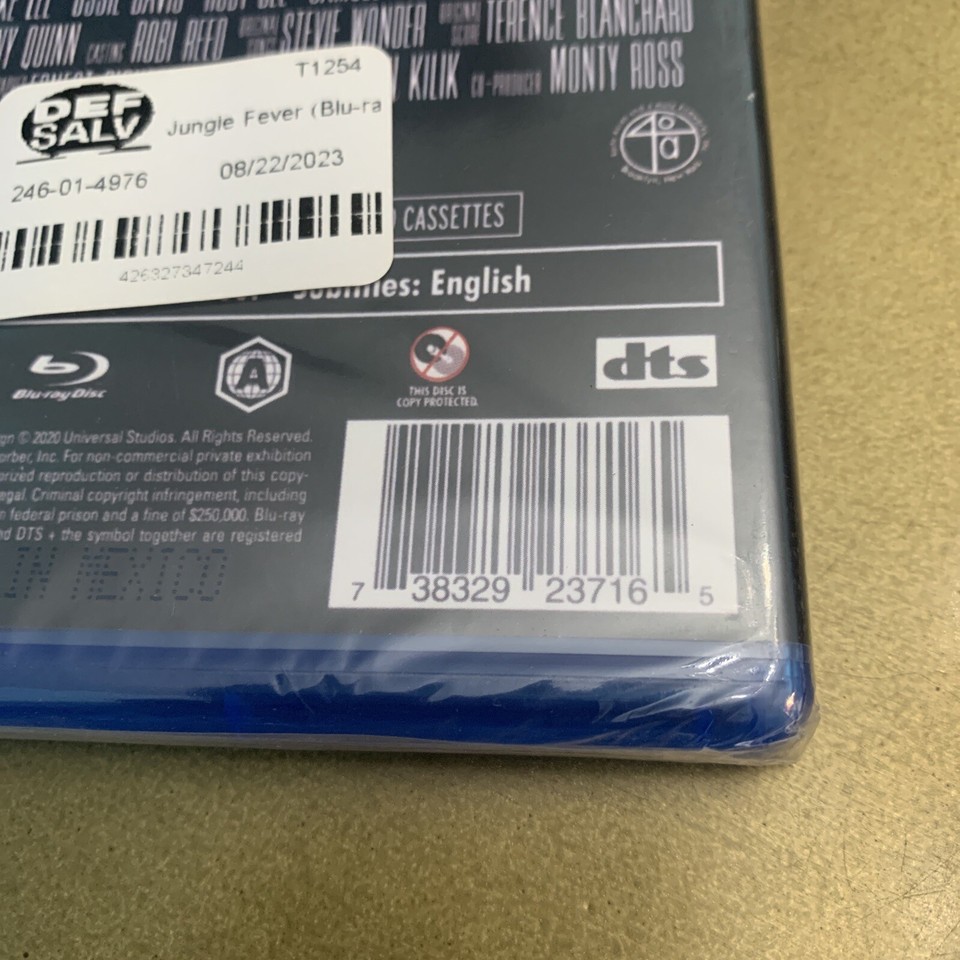 Jungle Fever (Bluray) Wesley Snipes Annabella Sciorra Anthony Quinn