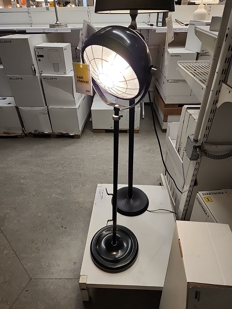 IKEA Svartnora Floor Lamp Black Adjustable - for sale online IKEA Svartnora Floor Lamp Black Adjustable - for sale online