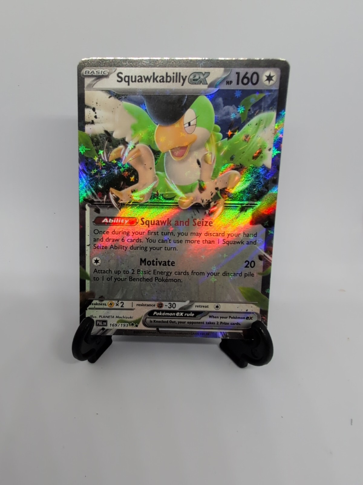 Squawkabilly ex 169/193 Sv02: Paldea Evolved Holo