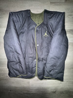 M Nike Men's Jordan Flight Heritage Reversible Liner Jacket DX43 Feels Like A L