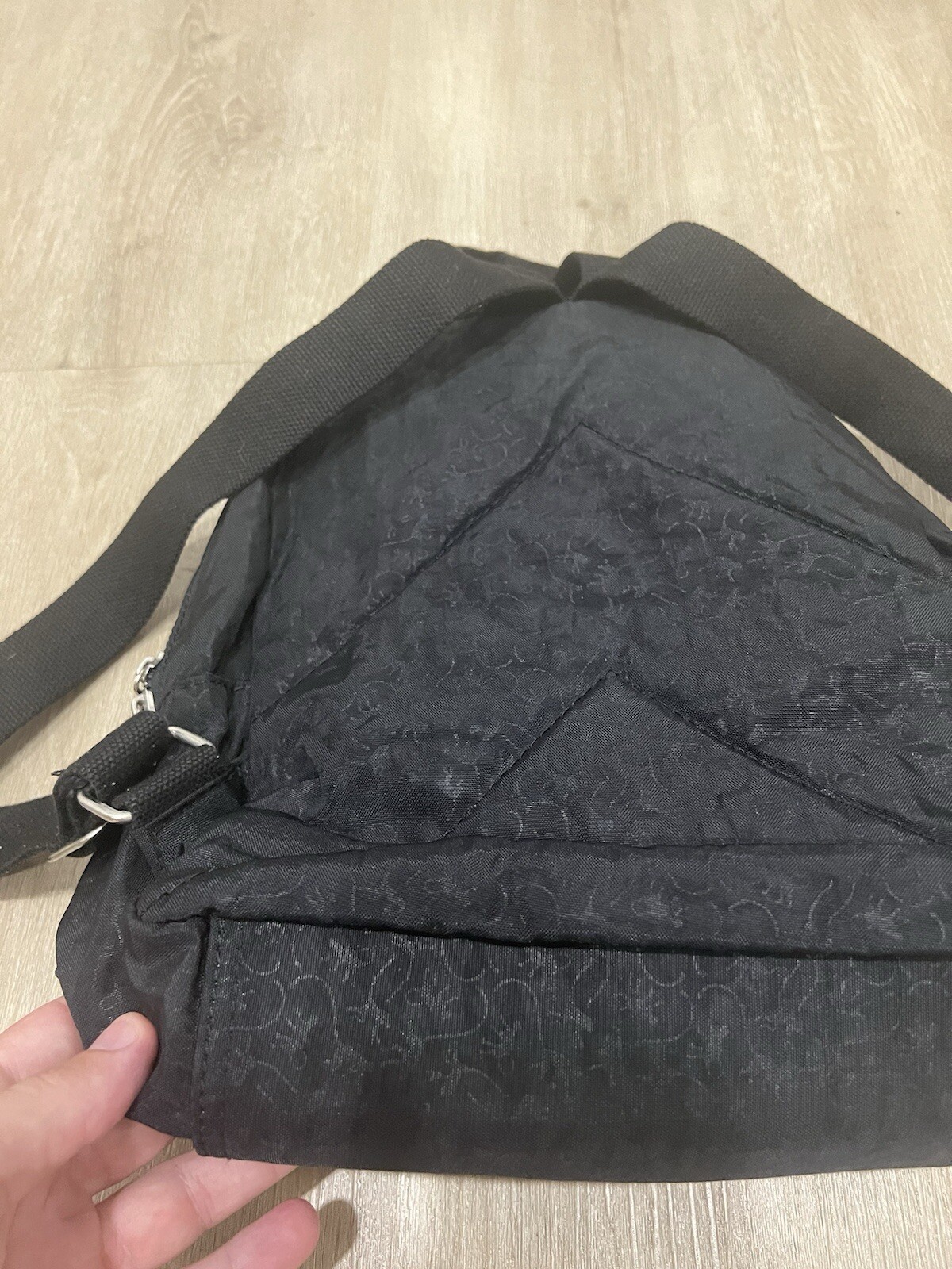 Kipling Backpack All Over Monkey Print Black 12” … - image 7