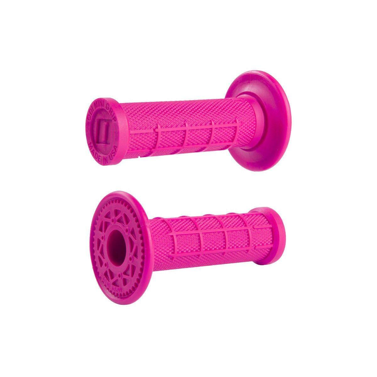 Pink Odi Half-Waffle Mini Single-Ply Dirt Bike Grips