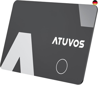 ATUVOS Wallet Tracker Karte Thin 1.6mm, Smart Bluetooth Air Tag Card Kompatibel