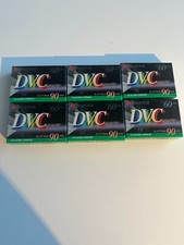 Lot of 6 Fujifilm DVC 60 SP 90LP New Blank Media factory sealed NIB brand new