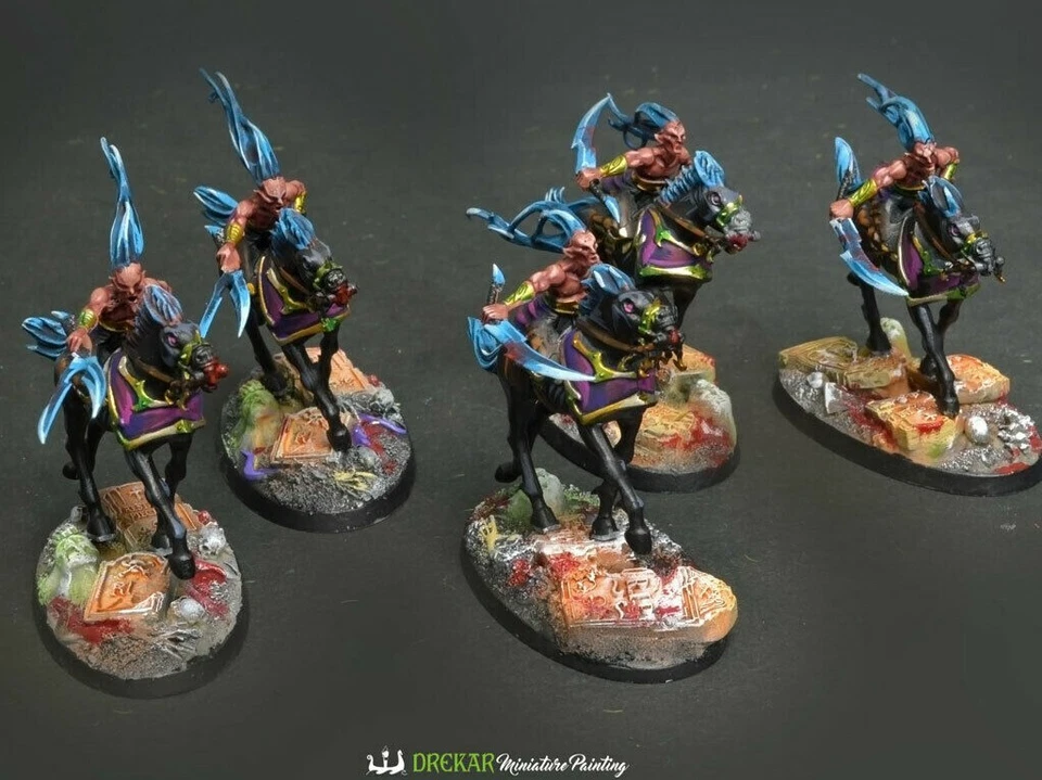 Doomfire Warlocks Daughters Khaine - age of sigmar ** COMMISSION ** Gemälde - Bild 1 von 4