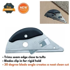 Cushion Back Carpet Cutter Knife Trimmer for Cutting/Installing Carpet Floorwork