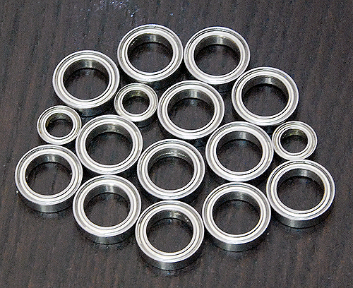 (16pcs) HPI 1:10 CUP RACER 4WD MINI Metal Sealed Ball Bearing Set - Picture 1 of 1