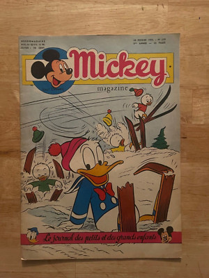 mickey magazine 1955年製 Mickey Magazine Walt Disney Comic Belgium Dutch 1955 #229 | eBay