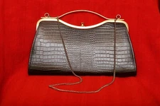 Vintage Hilmar Leather Handbag 1980s-1990s England Rare Collectible