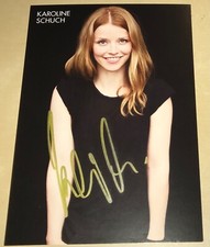 Karoline Schuch Original signierte Autogrammkarte Autogramm Karte TV Film #18