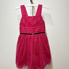 George Fuchsia Sequin Holiday Dress Sleeveless Girls Size 5