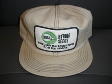 Vtg Cargill Hybrid Seeds Hat Snapback Cap Full Foam Dome K-Products USA Hat 1 