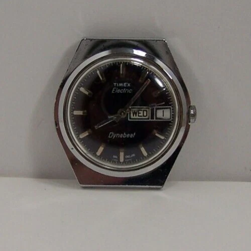 Vintage Men's Timex Electric Watch for Parts/Repair/Restore, Not Running