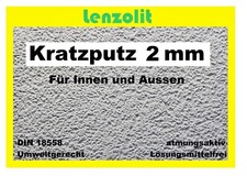 300 kg Kratzputz + Scheibenputz 2mm  Rauputz Edelputz Strukturputz Aussenputz