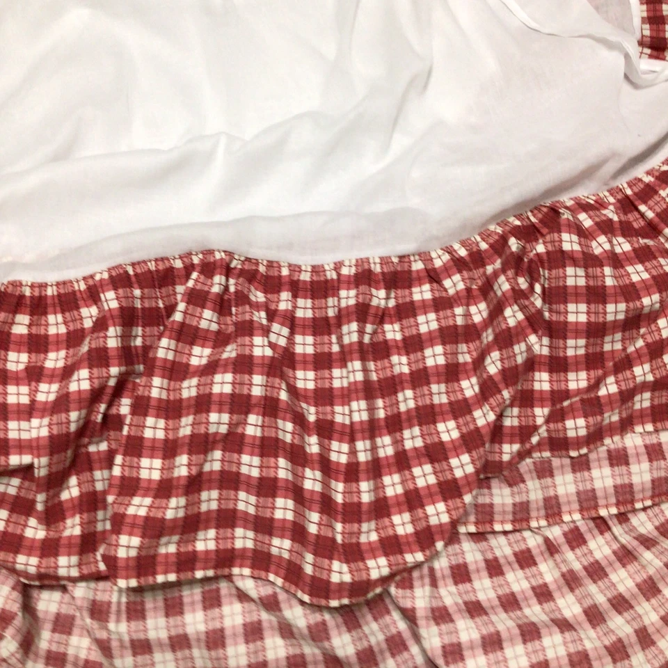 Martha Stewart Full / Double Plaid Bed Skirt - Image 3 of 4