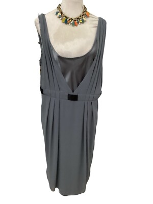 sachin and babi light blue dress Boohoo One Shoulder Asymmetric Ruched Maxi Dress in Brown main image 1