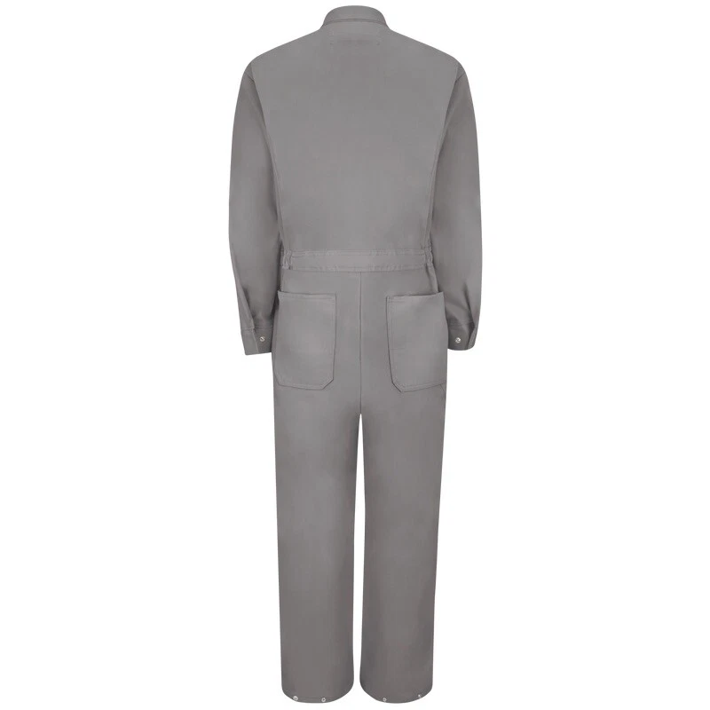 NEW Red Kap Men's 68 LONG Zip-Up Cotton Coveralls Industrial Work Uniform CC18 - Image 3 of 4