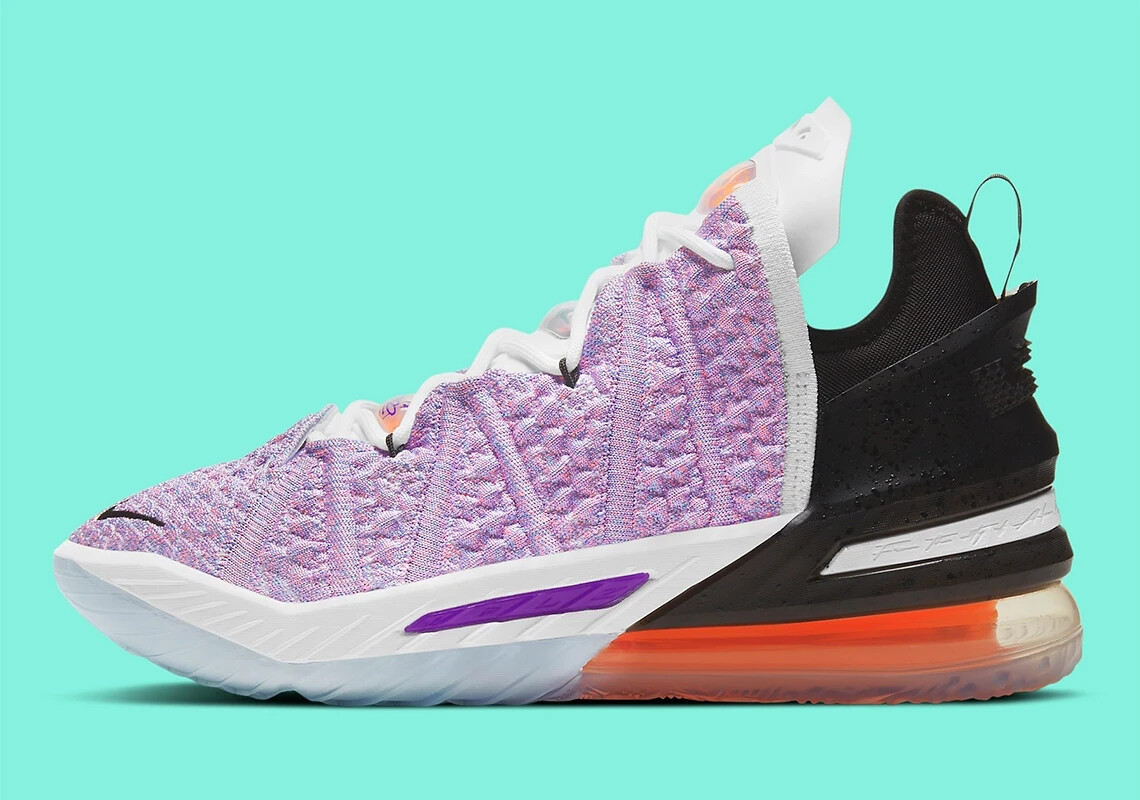 Nike Lebron XVIII 18 Graffiti MultiColor Purple Black White CQ9283
