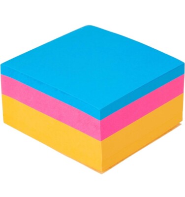 Posty Notes Ebay 3m Post It Super Sticky Notes 76mm x 76mm 400 Sheets Colourful Office ...