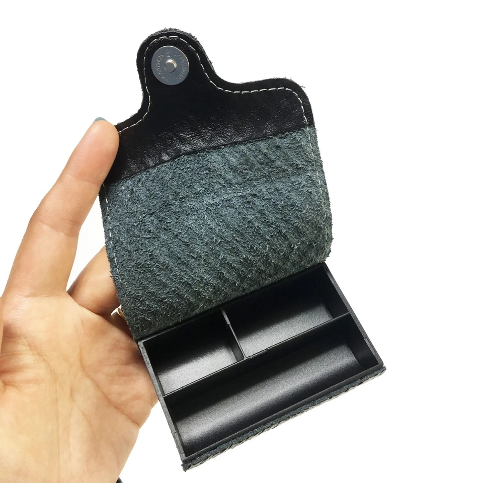 Hawaiian Metal Guitar Slider Case Nail Bag Musical Electric Acoustic guitar pick - image 3 of 4