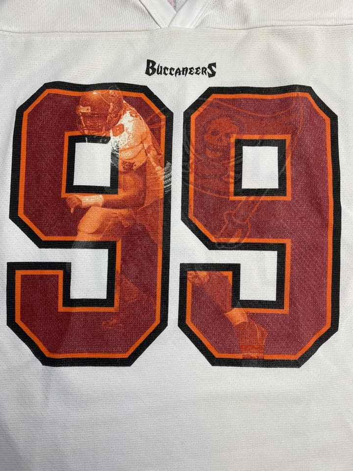 Camisa Jersey Warren Sapp 1997 Auténtica De Colección L Gráfica Rara BUCCANEERS K7 Foto 3 de 4