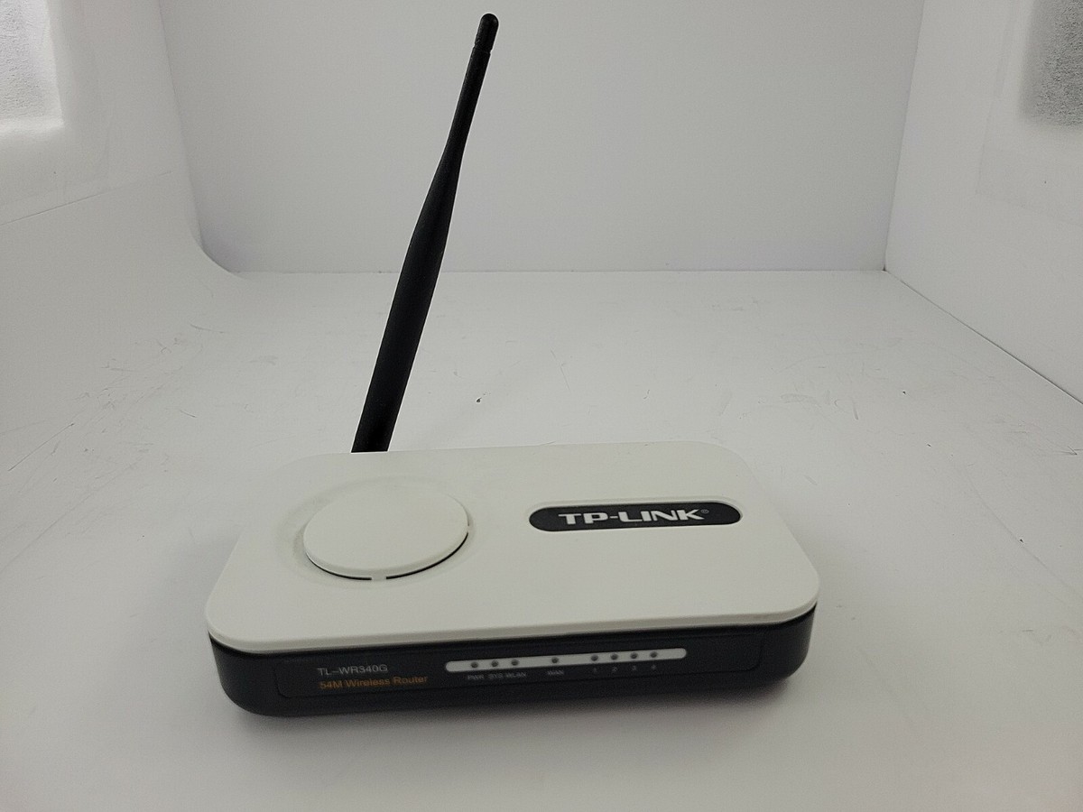 TP-Link TL-WR340G 54 Mbps 4-Port 10/100 Wireless G Router | eBay TP-Link TL-WR340G 54 Mbps 4-Port 10/100 Wireless G Router | eBay