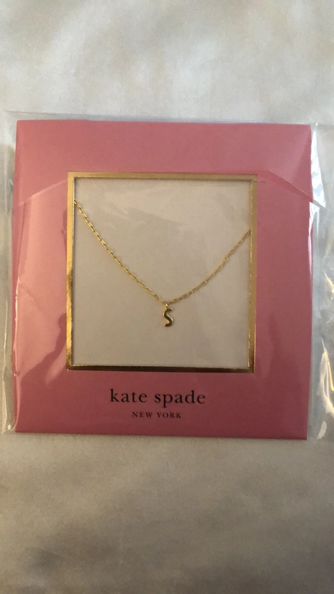 Kate spade initial necklace online one in a million