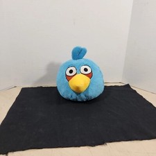 Commonwealth 2010 Angry Birds Large 8" Blue Jay Bird Plush Toy Retired No Sound