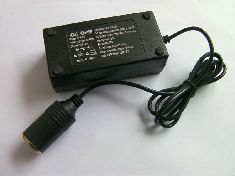 Car cigarette lighter socket AC to DC 12v converter power supply charger adapter