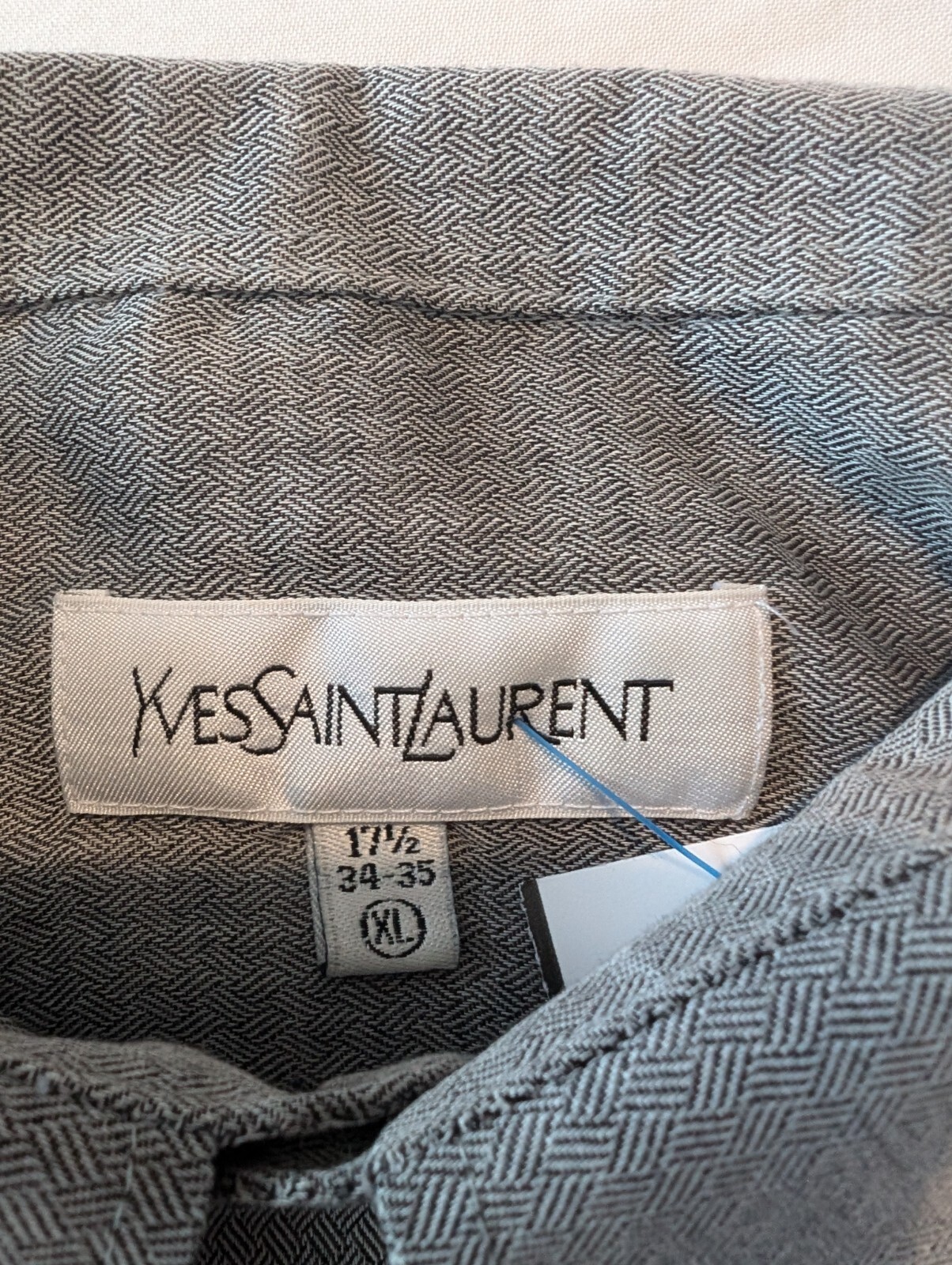 SAINT LAURENT camicia uomo yves saint lauren con bottoni vintage ottime condizioni