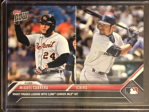 2023 Topps Now 25 Miguel Cabrera / Ichiro Suzuki