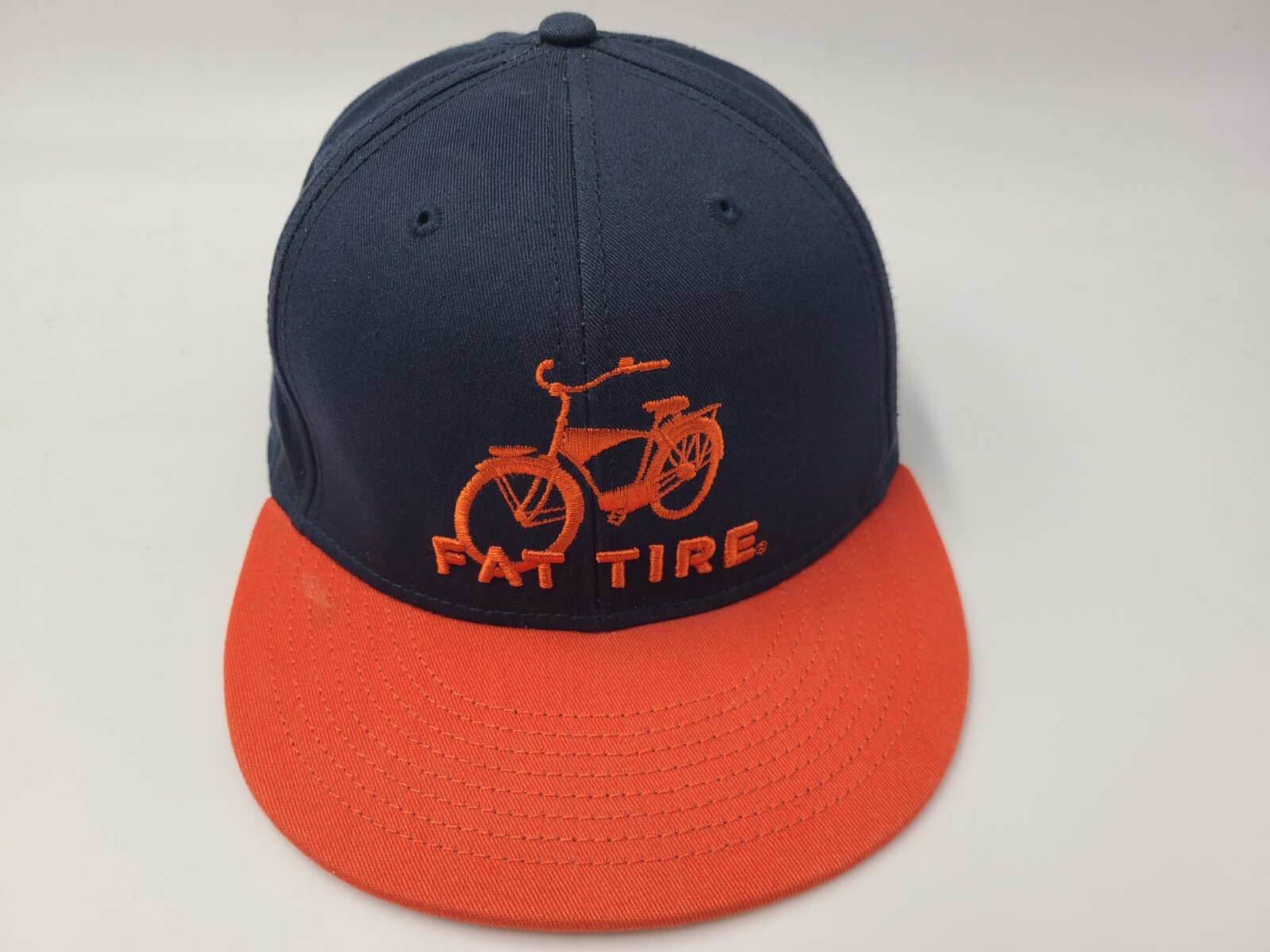 Fat Tire Ale New Belgium Brewing Company Snapback Hat Cap Beer Men Blue Orange
