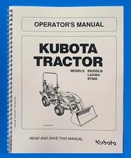25 Tractor Operator Instruction Maint Manual Kubota Tractor BX25 DLB  LA240A