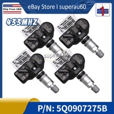 4X TPMS 5Q0907275B Tire Pressure Monitoring Sensor for VW Touareg Tiguan Arteon