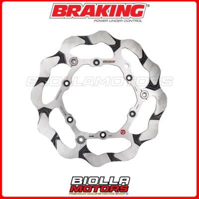 S34006 DISCO FRENO ANTERIORE SX BRAKING KTM EXC 300 2017 - WAVE SEMIFLOTTANTE S3