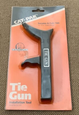 Tie Gun Secure & Cut Quick Ties Lightweight By Catamount New Open Model: QC100