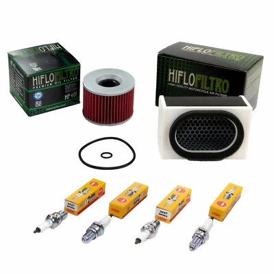 NO-NAME Wartungspaket für Kawasaki ZR-7 ZR750F ZR7 S 99-04 Luftfilter+Ölfilter+Zündkerze