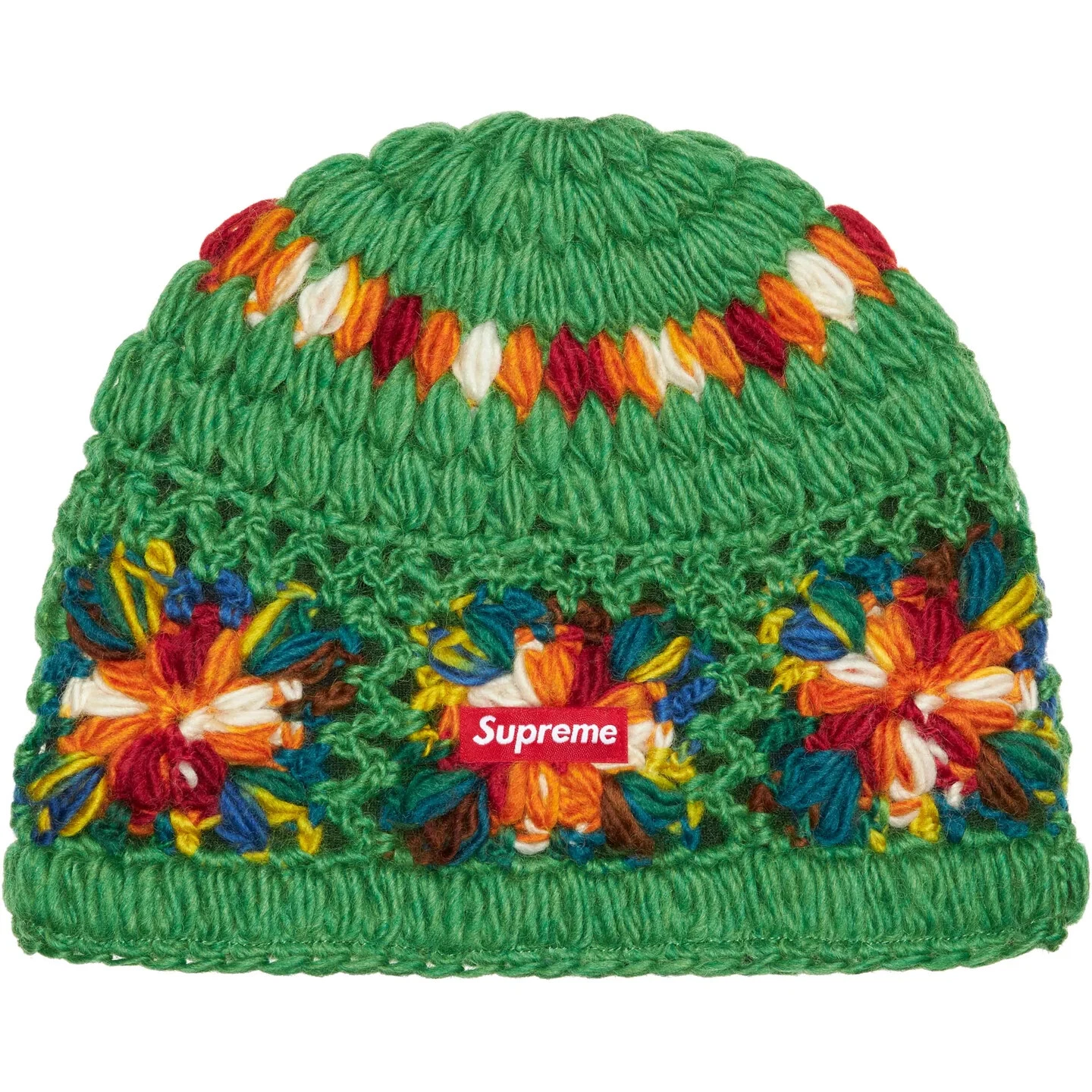 Bonnet Supreme Crochet Vert