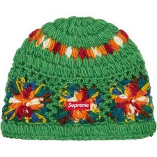 Supreme Crochet Beanie Green
