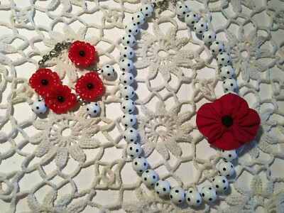 Gymboree Poppy Love necklace bracelet jewelry set accessories EUC VVHTF ...